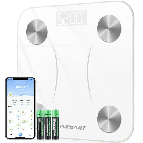 INSMART Smart Body Fat Scale Digital Scale for Weight and Body Composition Analysis ToylandEU.com Toyland EU