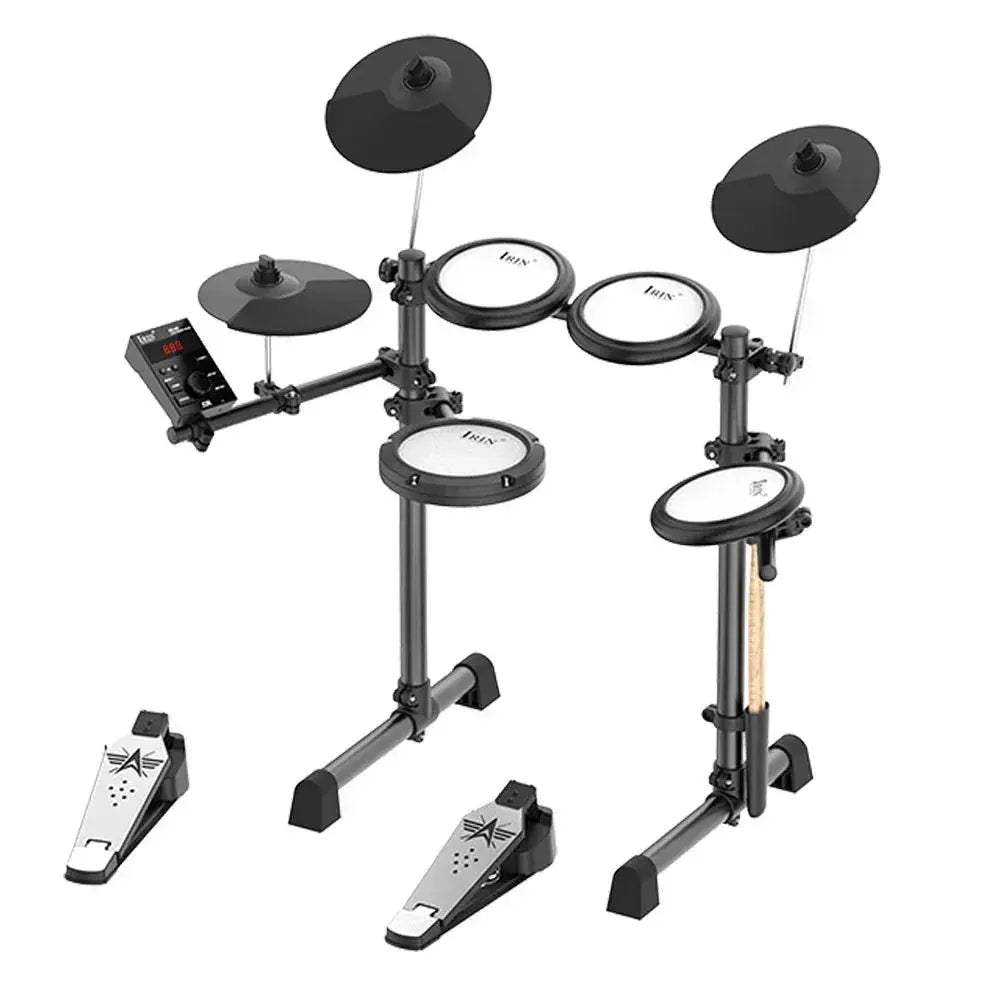 IRIN ND08 Pro Electronic Drum Kit Bluetooth MIDI Mesh Heads - ToylandEU