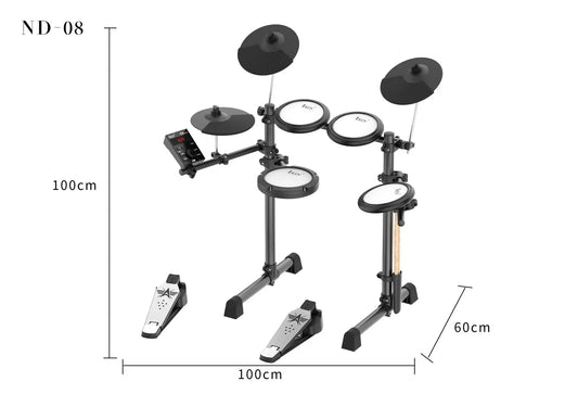  IRIN ND08 Pro Electronic Drum Kit Bluetooth MIDI -  ToylandEU™