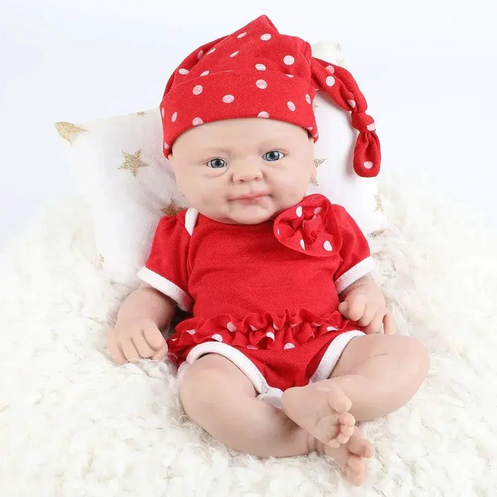  IVITA 14" 1.5kg Realistic Full Body Silicone Reborn Doll "Coco" - Lifelike Baby Girl Toy for Kids and Collectors -  ToylandEU™