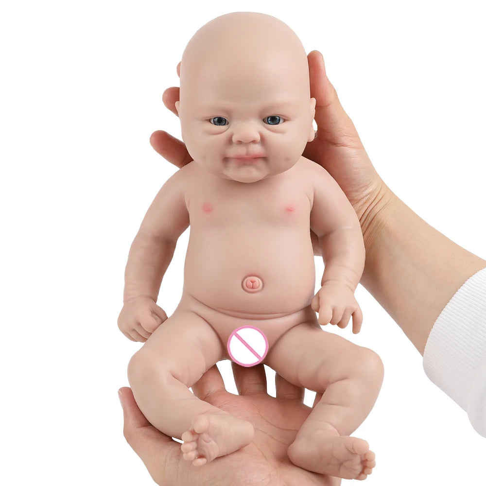 IVITA 14" 1.5kg Realistic Full Body Silicone Reborn Doll "Coco" - Lifelike Baby Girl Toy for Kids and Collectors - ToylandEU
