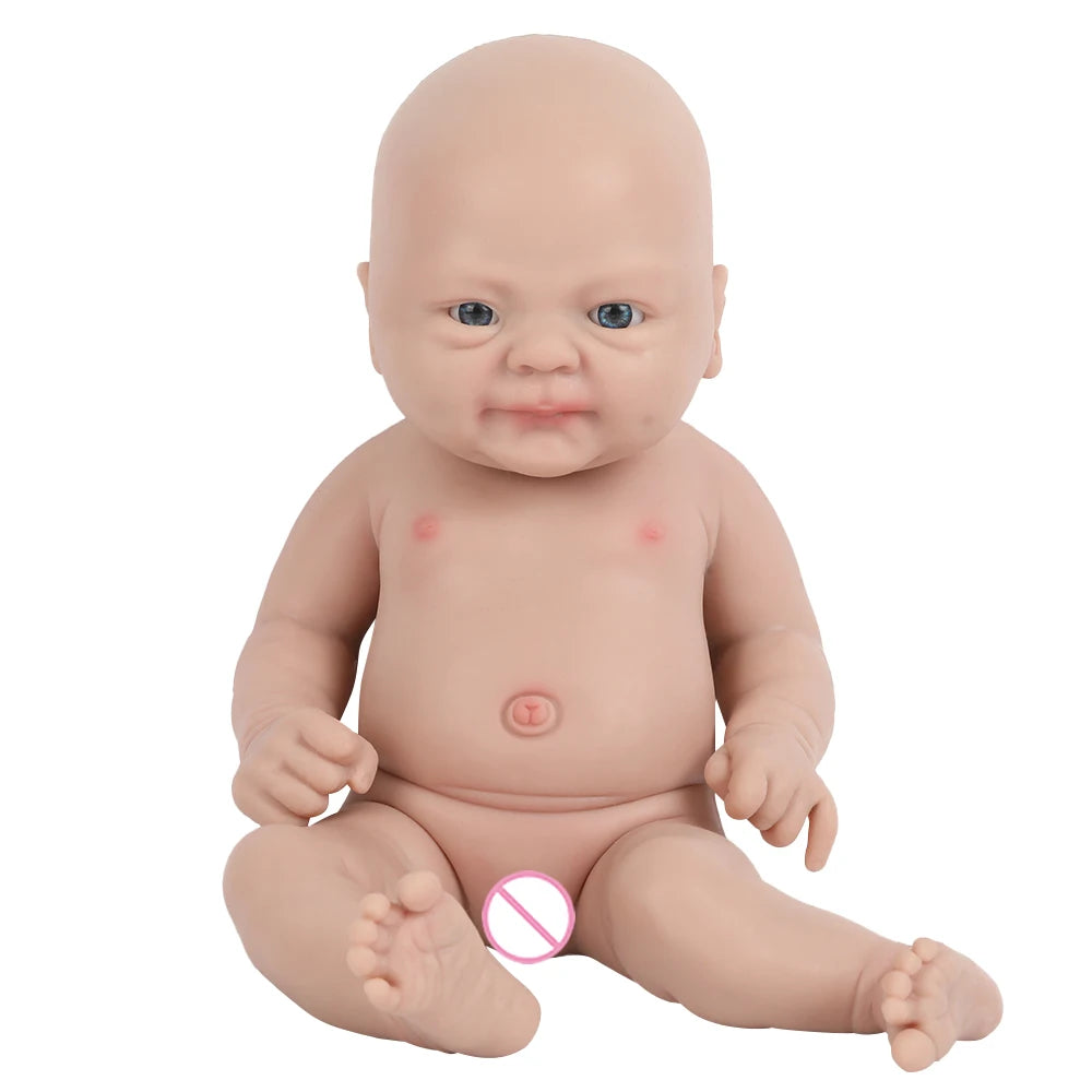 IVITA 14" 1.5kg Realistic Full Body Silicone Reborn Doll "Coco" - Lifelike Baby Girl Toy for Kids and Collectors - ToylandEU