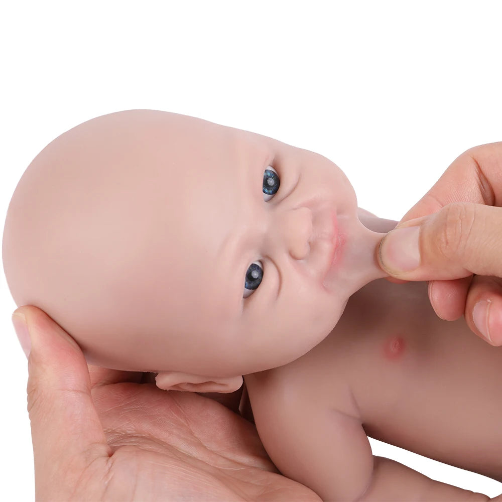 IVITA 14" 1.5kg Realistic Full Body Silicone Reborn Doll "Coco" - Lifelike Baby Girl Toy for Kids and Collectors - ToylandEU