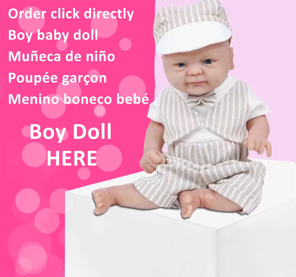 IVITA 14" 1.5kg Realistic Full Body Silicone Reborn Doll "Coco" - Lifelike Baby Girl Toy for Kids and Collectors - ToylandEU