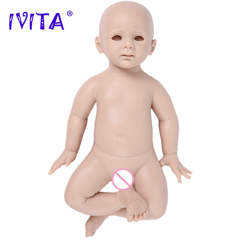 Realistic Silicone Reborn Baby Doll with 3 Eye Color Options - ToylandEU