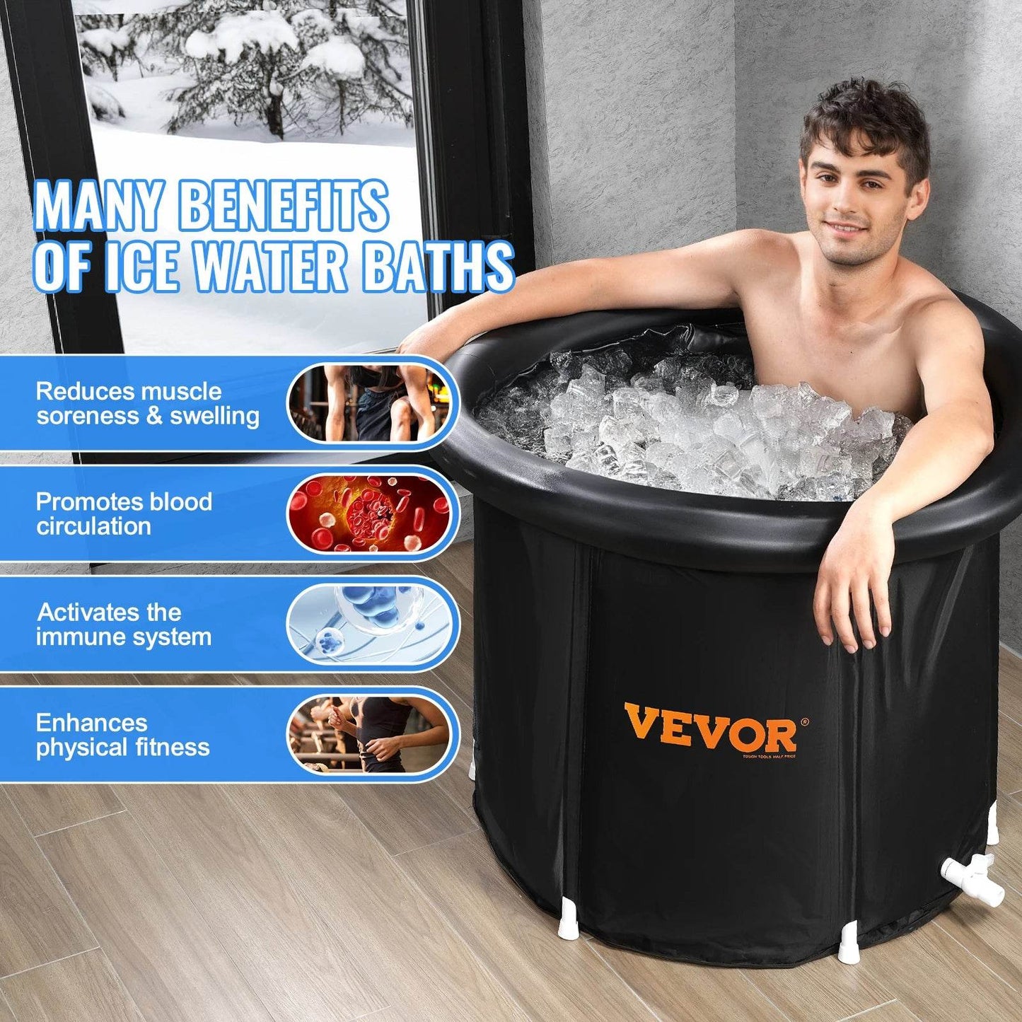 Ice Bath Tub – Portable Cold Water Therapy for the Family - ToylandEU