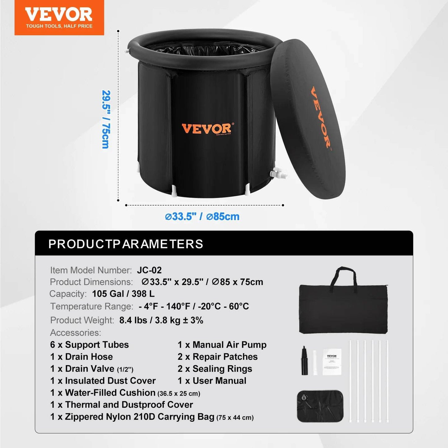 Ice Bath Tub – Portable Cold Water Therapy for the Family - ToylandEU