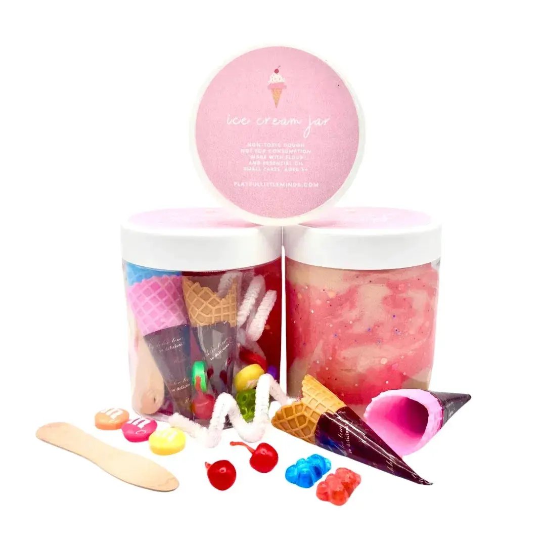 Ice Cream Themed Sensory Play Dough Kit - ToylandEU