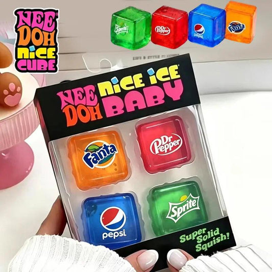 Ice Cube Fidget Toy | Slow Rebound 4-Pack | Toylandeu™