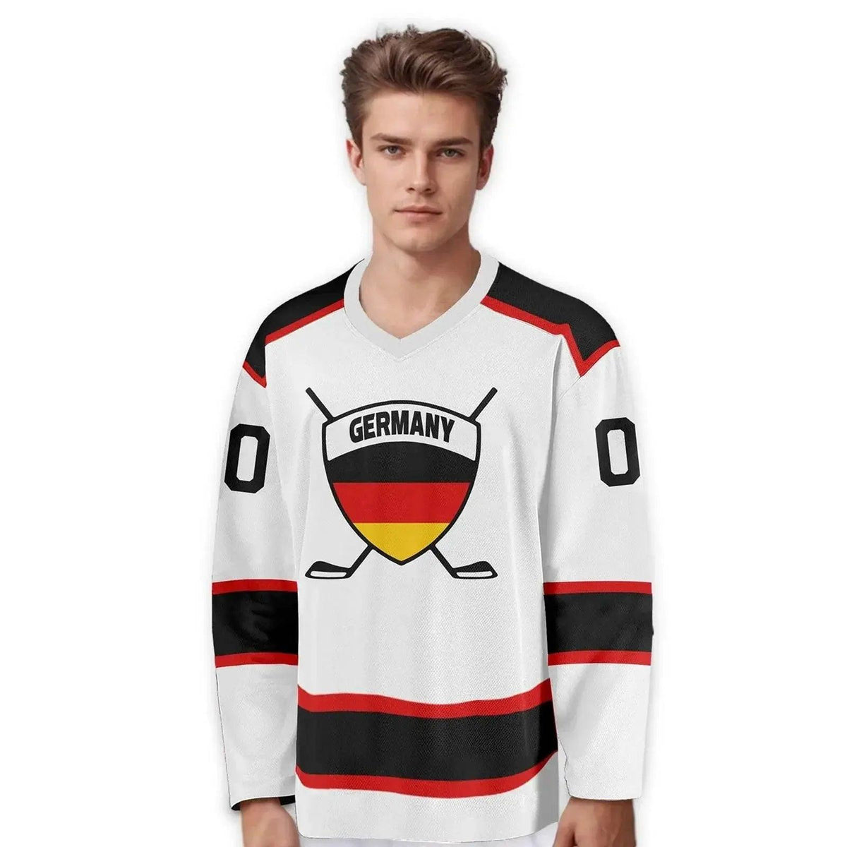  Personalized Germany Hockey Jersey for Men, Women, Youth & Kids - Custom Name & Number V-Neck Sports Uniform Gift for Fans -  ToylandEU™