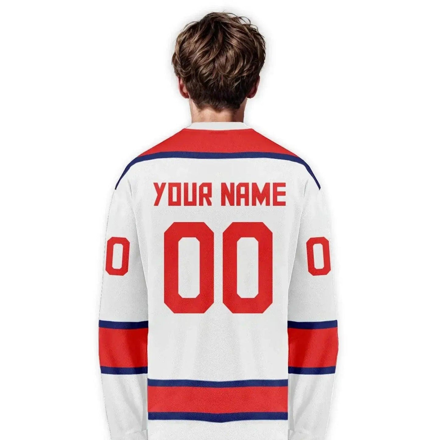  Customizable Norway Ice Hockey Jersey for Men, Women, Youth & Kids - Personalized Team Shirt with Name & Number -  ToylandEU™