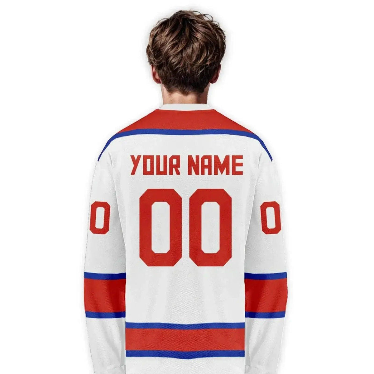  Personalized Russia Ice Hockey Jersey - Custom Name & Number 3D Printed Uniform for Men, Women, Youth & Kids -  ToylandEU™