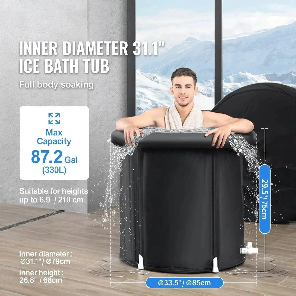  Ice Bath Tub – Portable Cold Water Therapy for the Family -  ToylandEU™
