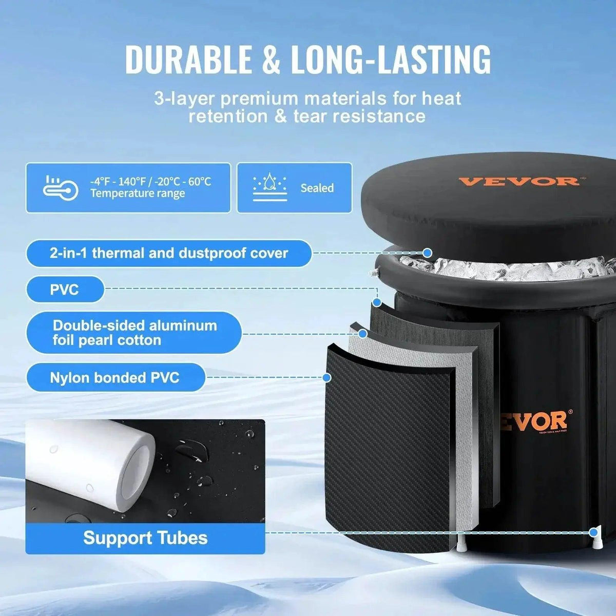  Ice Bath Tub – Portable Cold Water Therapy for the Family -  ToylandEU™