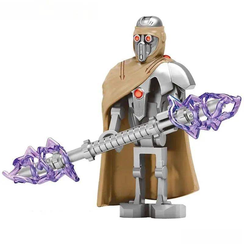 Ig-100 MagnaGuard Lego Star Wars Minifigures Custom Toys (Silver) - Minifigure Toys