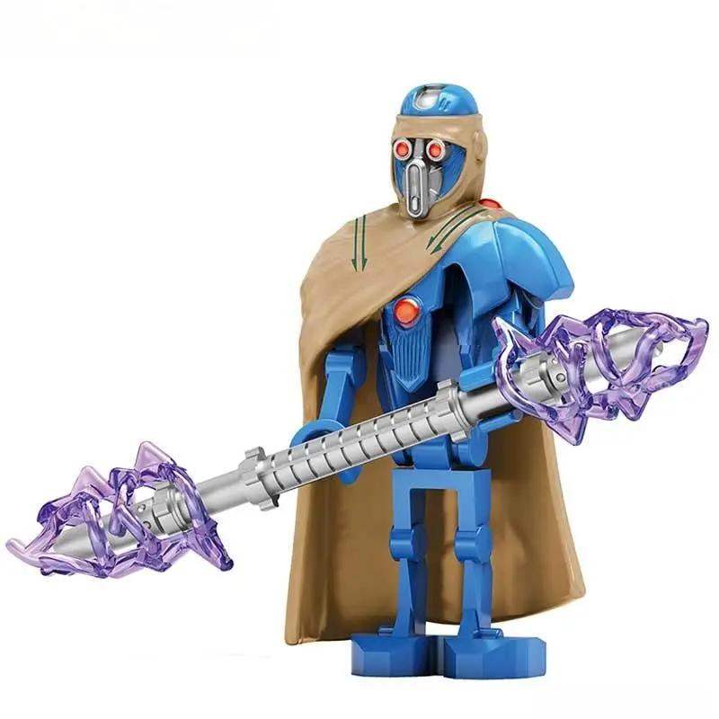 Ig-100 MagnaGuard Star Wars Lego Minifigures Custom Toys (Blue) - Minifigure Toys