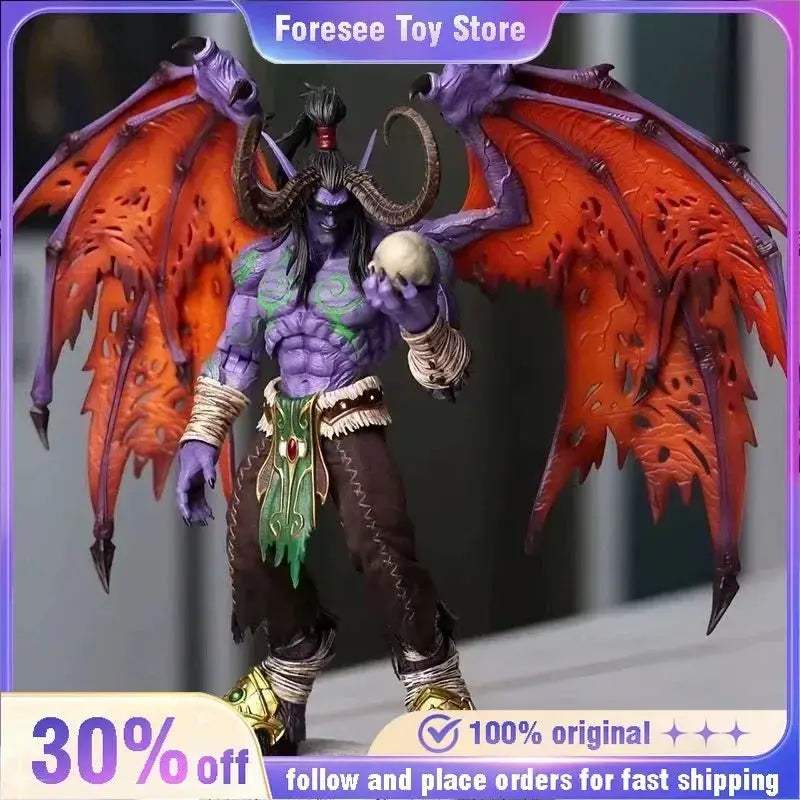 Illidan Stormrage Light Up Figure 25cm Demon Hunter PVC - ToylandEU