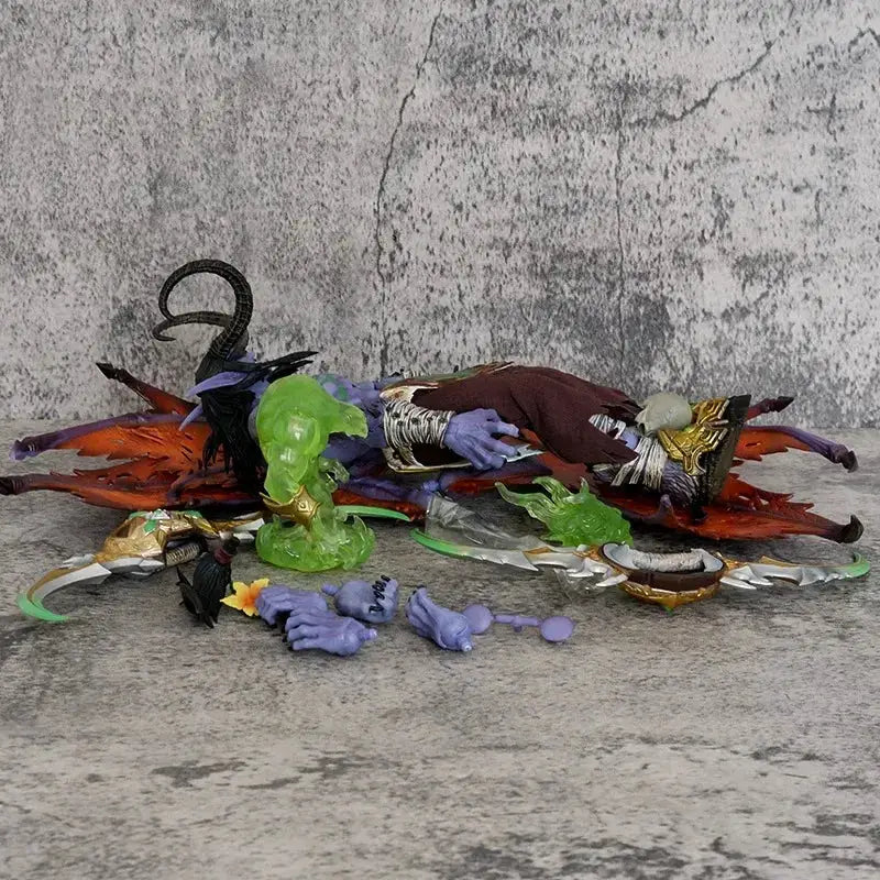 Illidan Stormrage Light Up Figure 25cm Demon Hunter PVC - ToylandEU