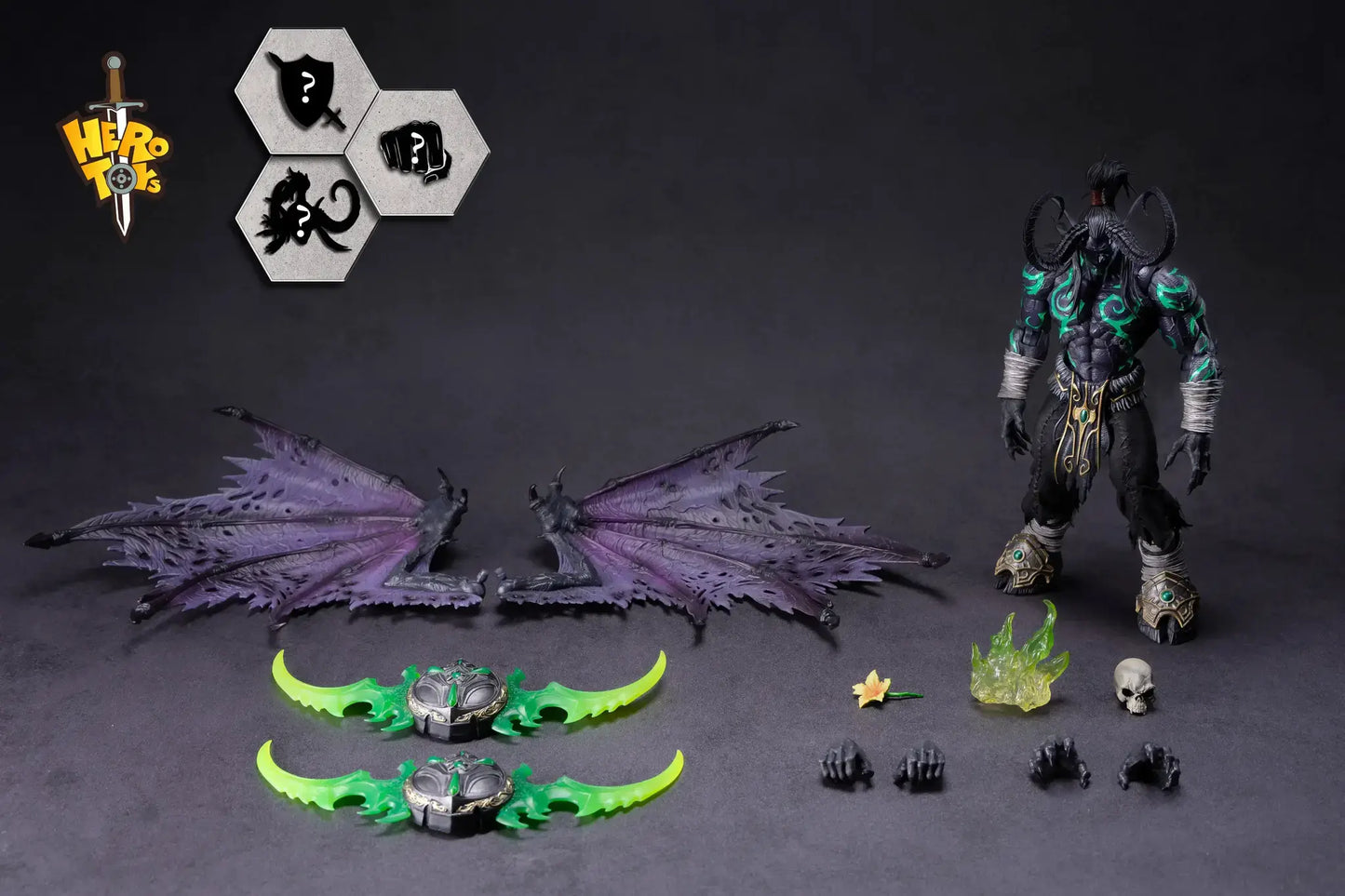 Illidan Stormrage OneTenth Scale Demon Hunter Action Figure Premium Collectible - ToylandEU