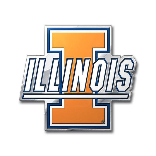 Illinois Fighting Illini Auto Emblem Color Special Order - ToylandEU