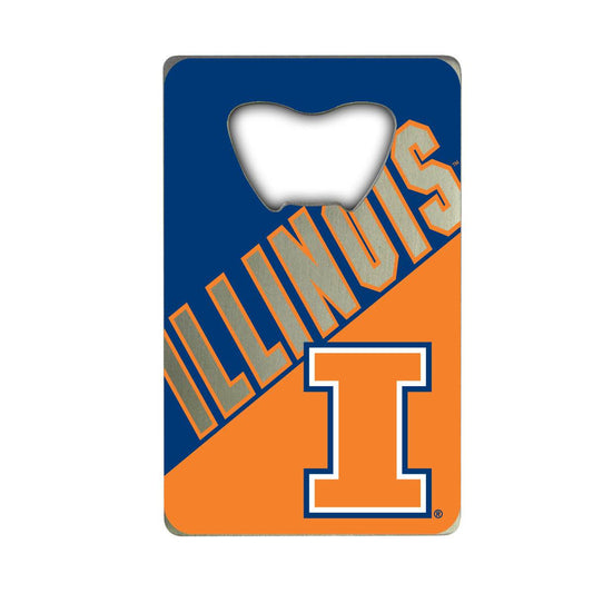 Illinois Fighting Illini Bottle Opener Credit Card Style - ToylandEU