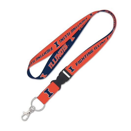 Illinois Fighting Illini Lanyard With Detachable Buckle - ToylandEU