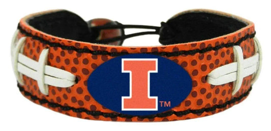  Illinois Fighting Illini Leather Bracelet Classic Football -  ToylandEU™