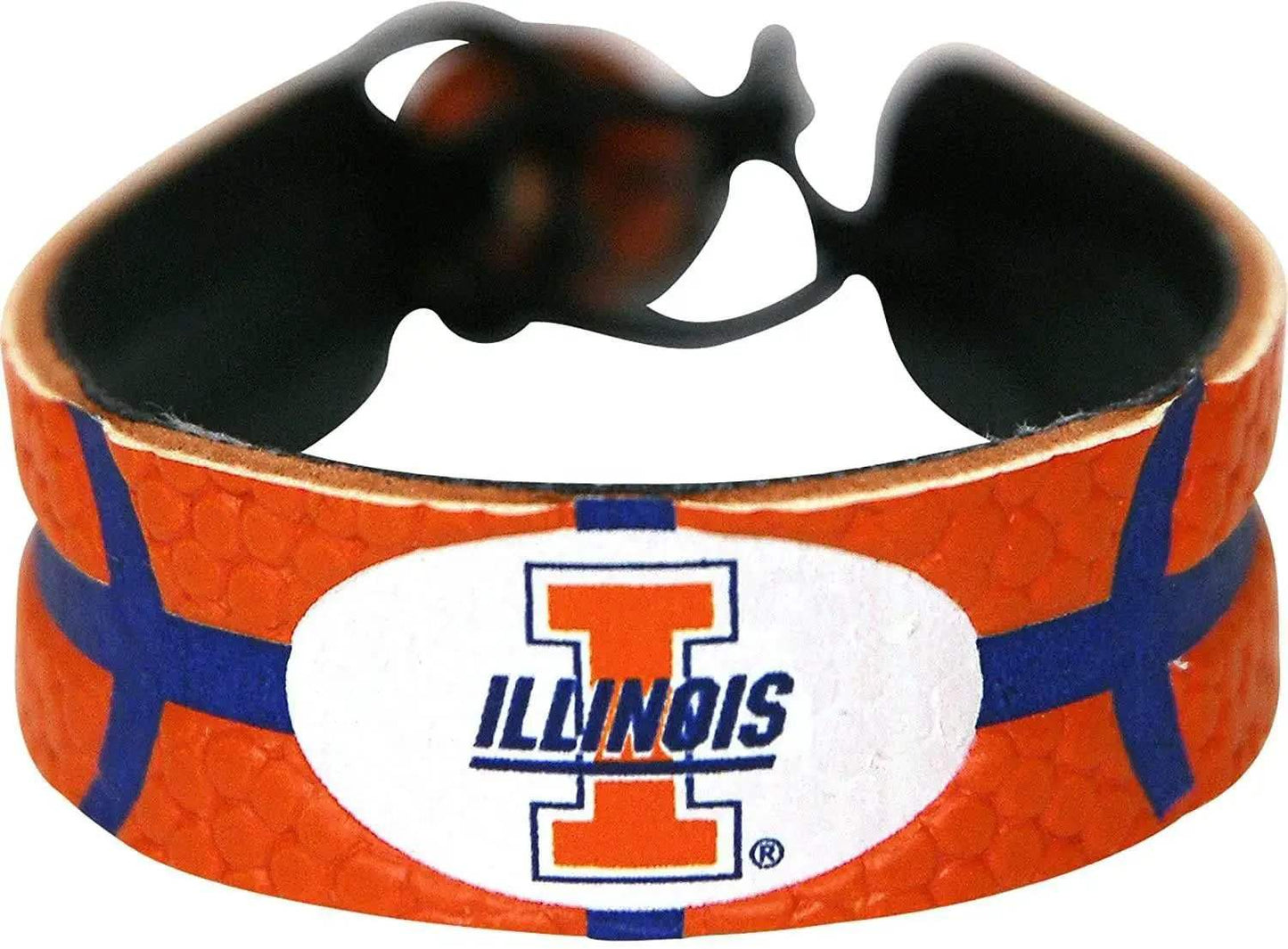  Illinois Fighting Illini Leather Bracelet Orange Bead -  ToylandEU™