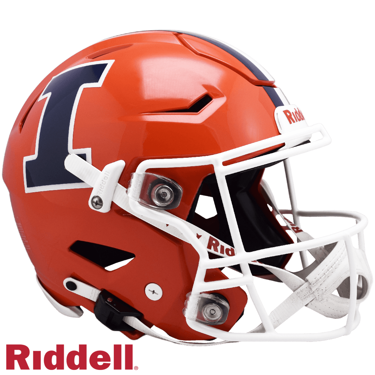 Illinois Fighting Illini Riddell Authentic SpeedFlex Helmet - ToylandEU