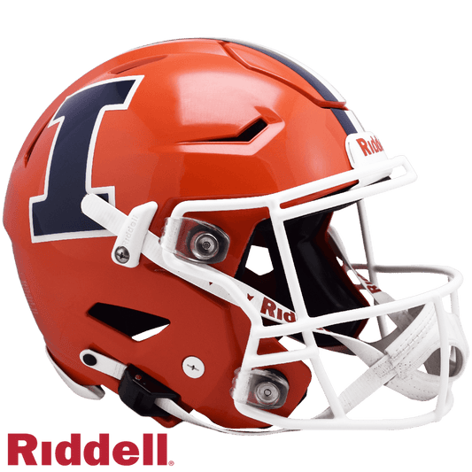 Illinois Fighting Illini Riddell Authentic SpeedFlex Helmet - ToylandEU