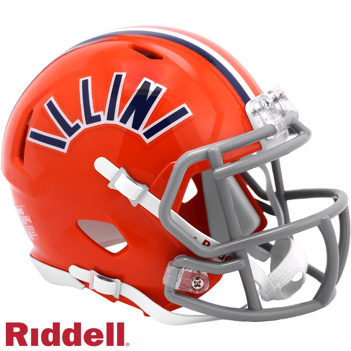 Illinois Fighting Illini Riddell Mini Speed Arched Helmet - ToylandEU