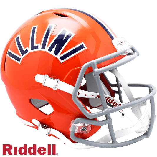 Illinois Fighting Illini Riddell Replica Speed Helmet - ToylandEU