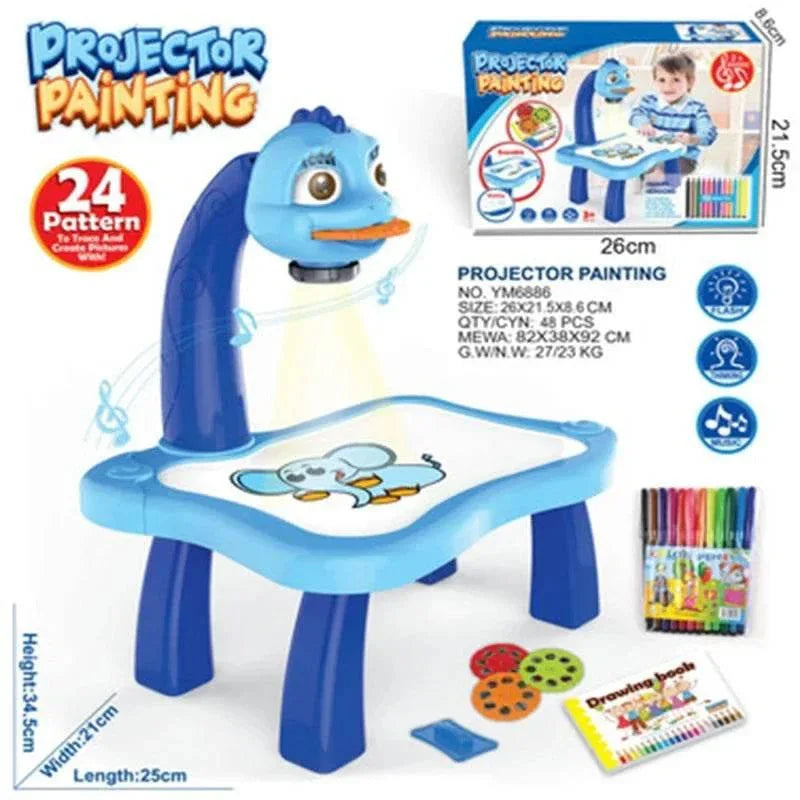 Illuminate Creativity: LED Art Desk Set for Kids with Learning Tools - ToylandEU