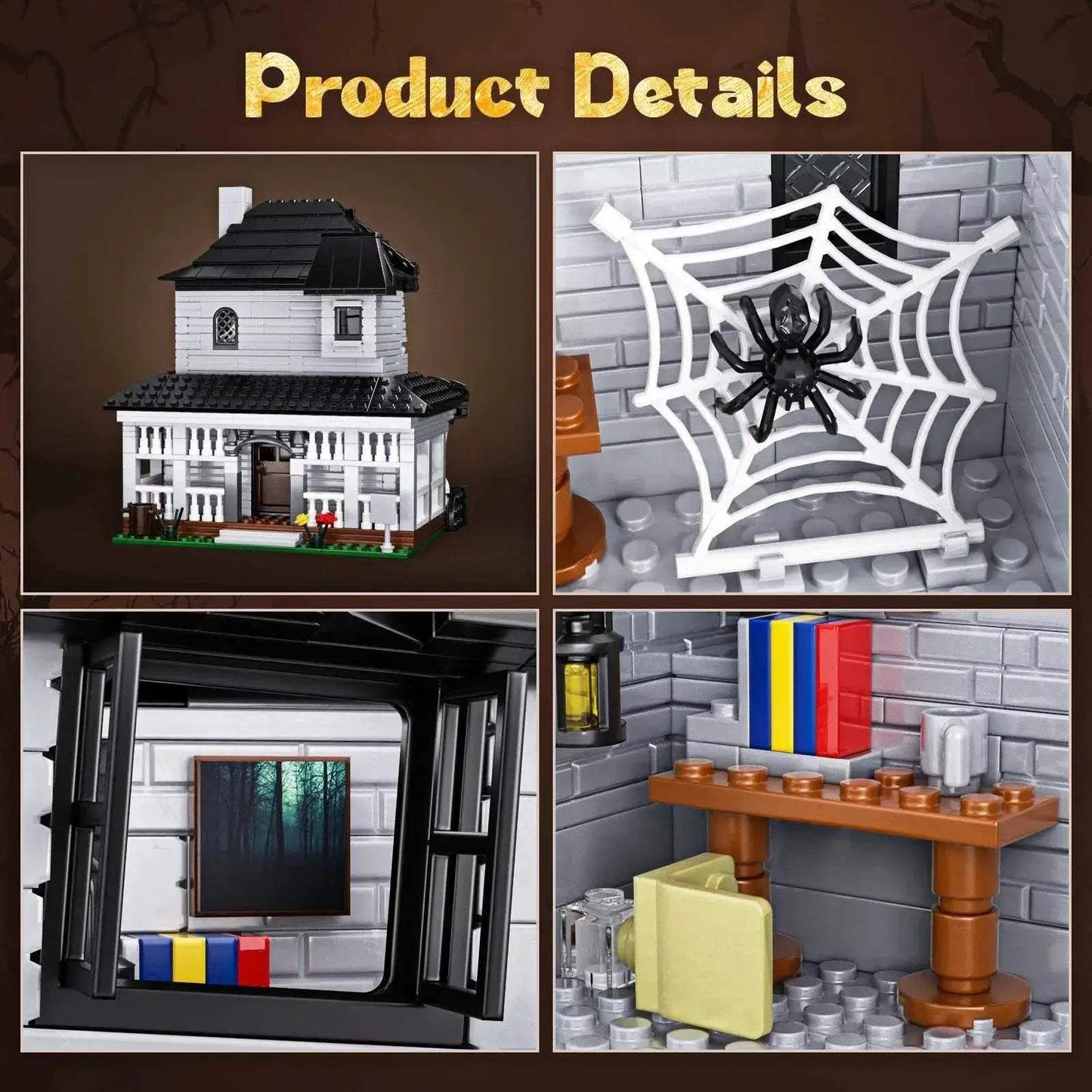  Illuminated Haunted House Blocks Model Toyland EU -  ToylandEU™