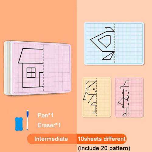 Imaginative Lattice Puzzle Drawing Toy for Kids - Enhance Artistic Skills & Cognition - ToylandEU