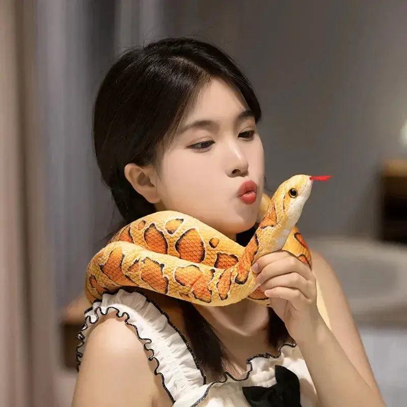  Imitation Snake Plush Toy Large 100cm For Pranks -  ToylandEU™