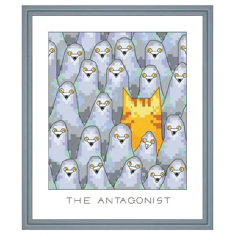  Imposter Insomniac Cartoon Cross Stitch Kit - 18ct & 14ct Cotton Thread Embroidery DIY Handmade Needlework -  ToylandEU™