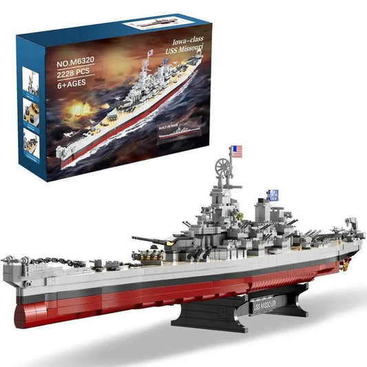  Impressive 2228-Piece USS Missouri Battleship Kit - Toyland EU -  ToylandEU™