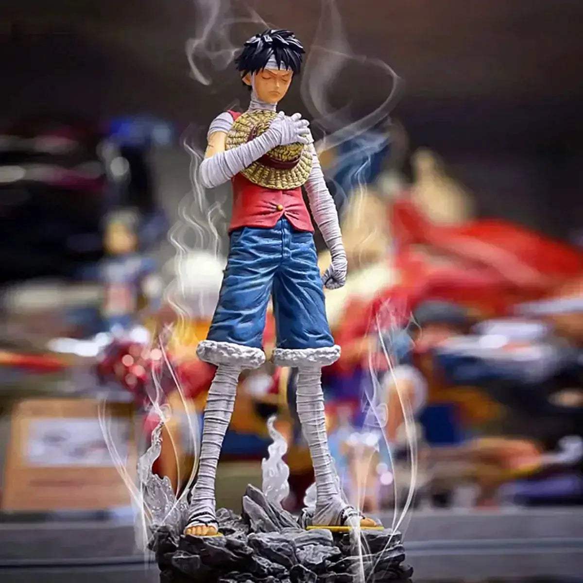 In Silent Tribute Monkey D Luffy Anime Figure, One Piece Anime Figurines 26 CM - ToylandEU
