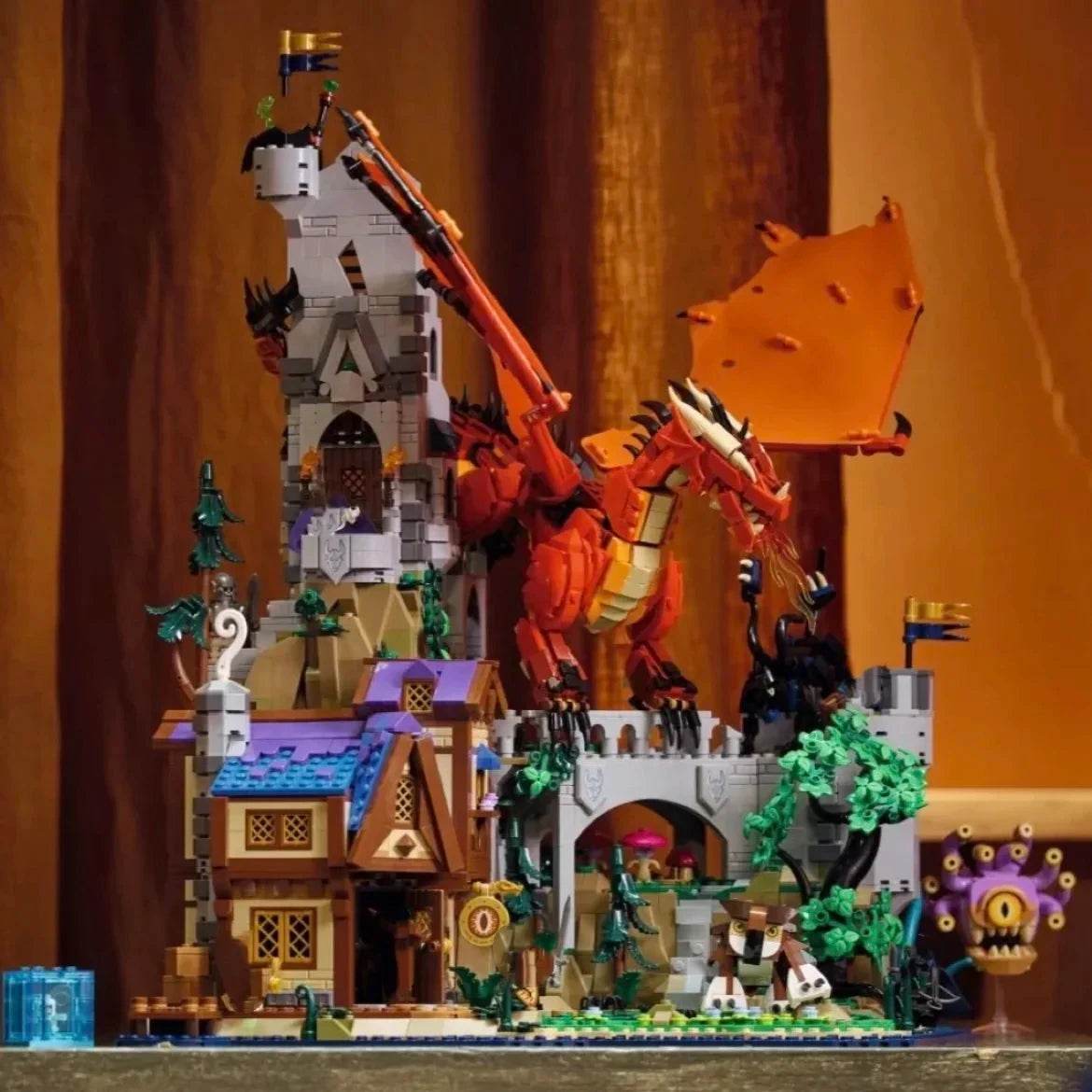 In Stock 2025 New Ideas 21348 Dungeonsed Red Dragon Toys - ToylandEU