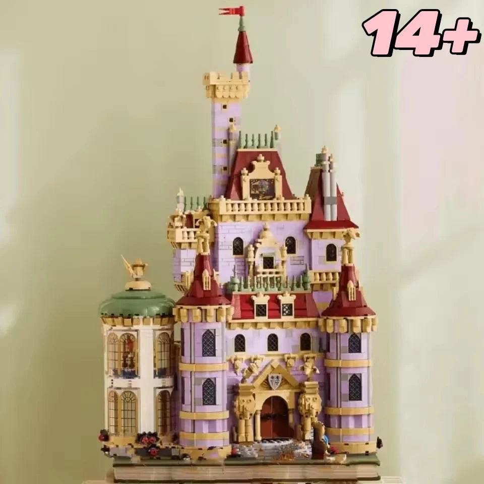 In Stock 2025 New Moc 43263 Modular Beauty and the Beast Castle Street View Model Desktop Decoration Diy Assembly Bricks Gift - ToylandEU
