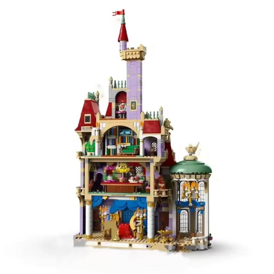 In Stock 2025 New Moc 43263 Modular Beauty and the Beast Castle Street View Model Desktop Decoration Diy Assembly Bricks Gift - ToylandEU