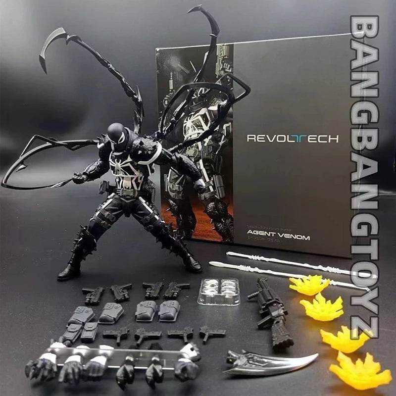 In Stock Anime Shf Figuarts Venom Toys Spider Man Action Figure Venom Articulated Movable Model Decoration Pvc Doll Birthday Gift - ToylandEU