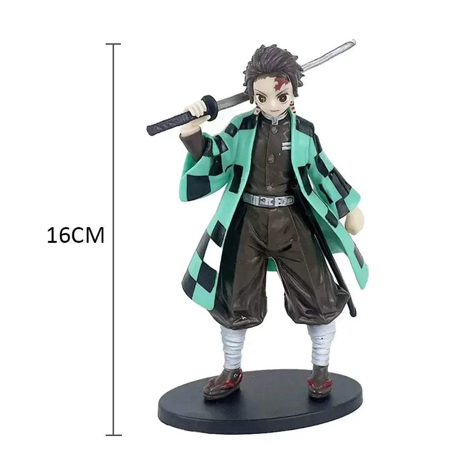 In Stock Demon Slayer Action Figure Kamado Tanjirou 16cm PVC - ToylandEU