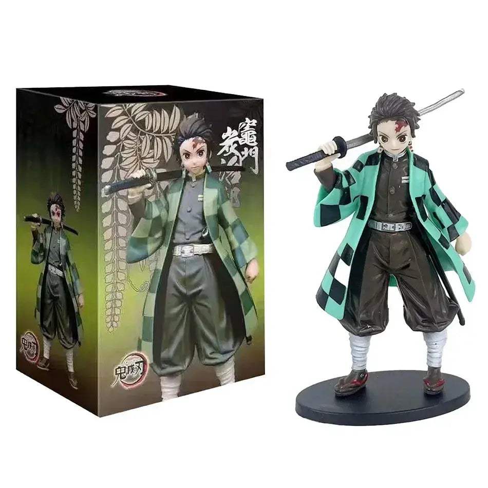 In Stock Demon Slayer Action Figure Kamado Tanjirou 16cm PVC - ToylandEU