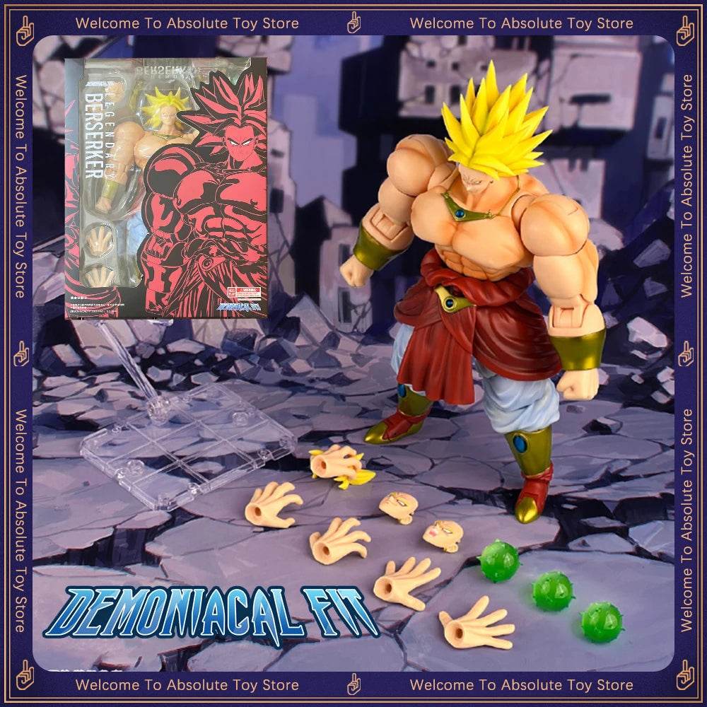 In Stock Demoniacal Fit Dragon Ball Legendary Berserker Action Figures Broly Figurine Gk Statue Collectible Model - ToylandEU
