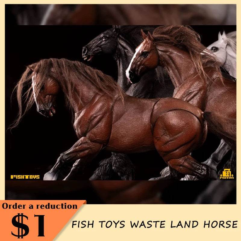 In Stock Fish Toys Horse Basic Model 1/12 Action Figure - ToylandEU