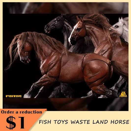 In Stock Fish Toys Horse Basic Model 1/12 Action Figure - ToylandEU
