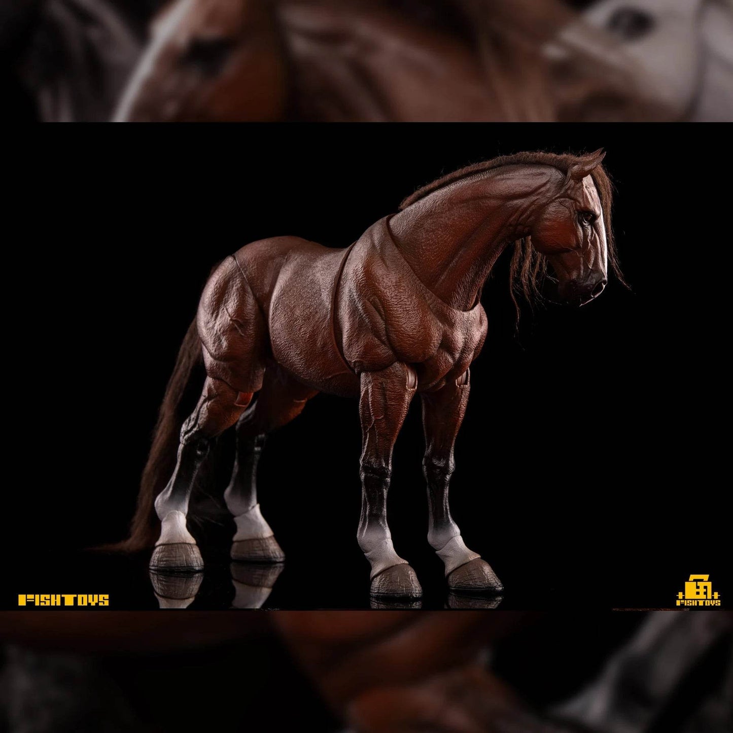 In Stock Fish Toys Horse Basic Model 1/12 Action Figure - ToylandEU