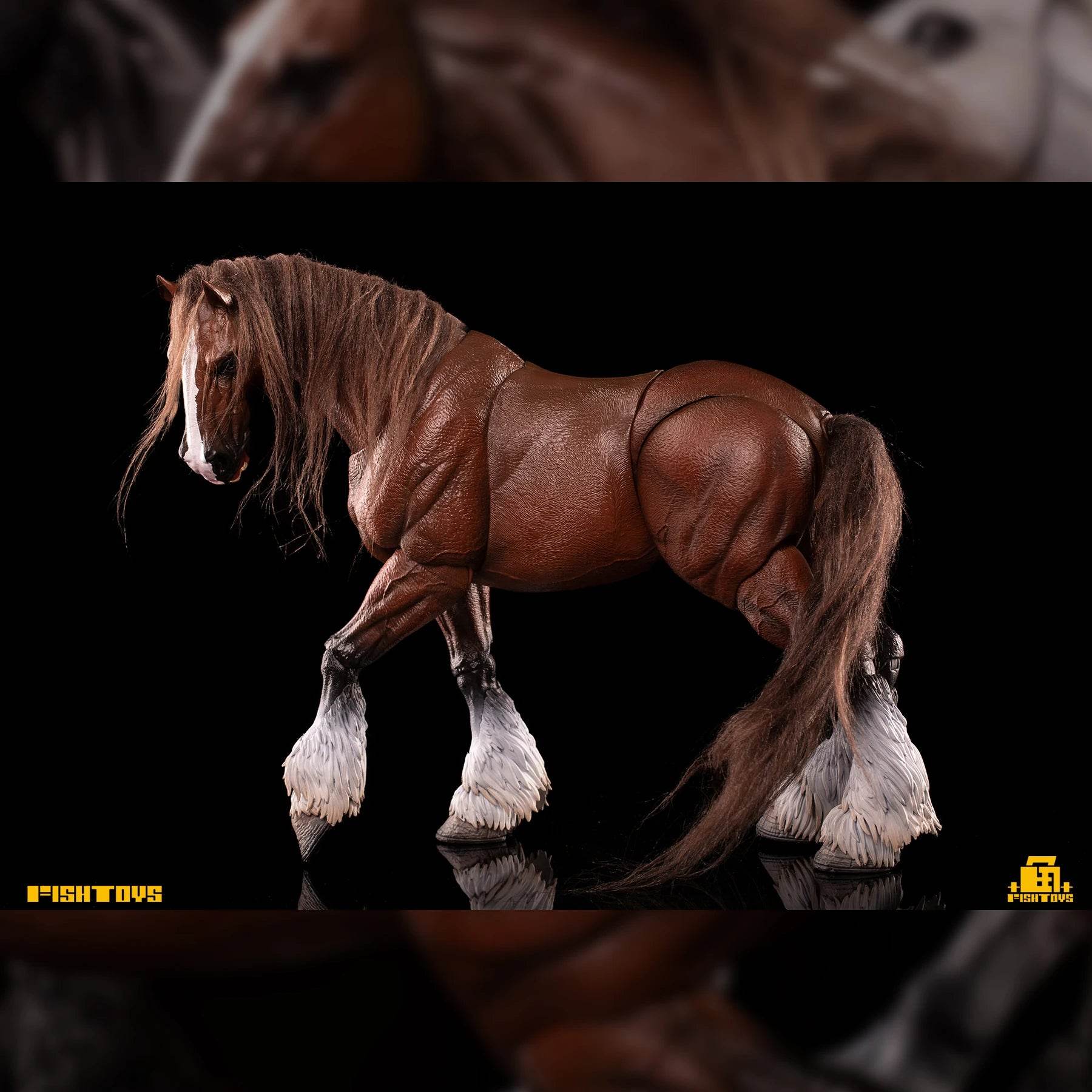 In Stock Fish Toys Horse Basic Model 1/12 Action Figure - ToylandEU